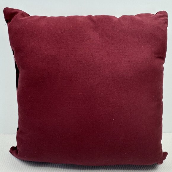 Mohawk Home Poinsettia Icon Holiday Decorative Pillow Set 17"x17" Tapestry USA - Picture 5 of 12